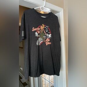 Grunt Style Charcoal Graphic Men's Tee